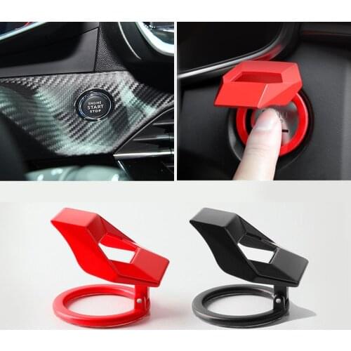 For Peugeot 208 e-208 308 GT SW 508 2008 e-2008 3008 GT 5008 Car engine start stop button decoration cover car styling stickers