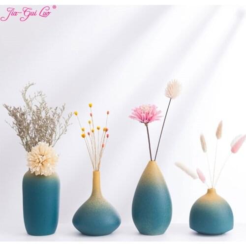 JIA-GUI LUO Jingdezhen Ceramic Vase Home Decore Vases Flower Vase Home Decoration Tabletop Decor Ikebana Vase C056