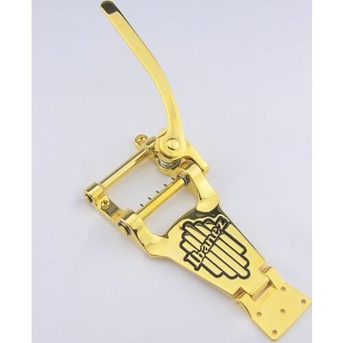 1 Set Original Genuine IBZ BG-SA Bigsby Style Guitar Tremolo Tailpiece ( Gold )