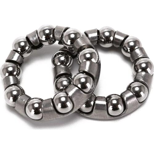 2pcs Headset Caged Ball Bearing Race Cycling Headset Bearing Axle 1/4 Inch X 9 Ball Bearing Bike Accessories Parts