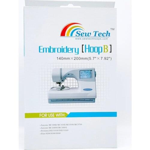 Sew Tech Embroidery Hoop for Janome Embroidery Machine Frames for Janome MC300E 350E MC9500 9700 Elna820 8200 JA802