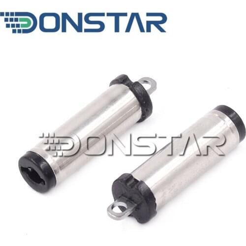 10pcs Male Tuning Fork Connector 5.5*2.5mm 5.5x2.5mm 5.5*2.5 mm Black DIY DC Power plug For welding