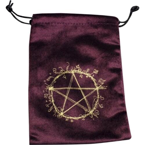 Divination Tablecloth Ta-rot Cards Bag Board Card Pad Game Cloth Board Game Accessories Velvet Tar-ot Velvet Bag