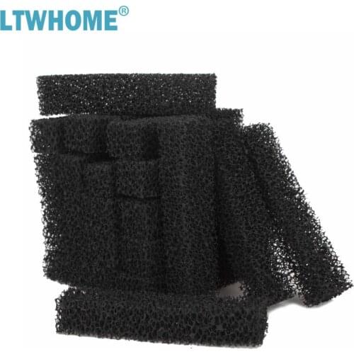 LTWHOME Compatible Carbon Filter Pad Replacement for Aqueon QuietFlow LED PRO Power Filter, 20/75