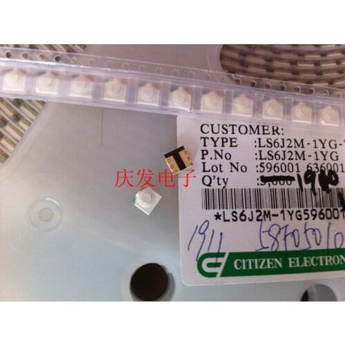 Japans Citizen LS6J2M-1YG Tact Switch Patch 6-pin Led Luminous Key Button Grass Green