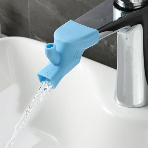 New 1/2 pcs Silicone Faucet Diversion Extender Safe Faucet Extension Faucet Guide Sink Extender for Long Water Handwashing