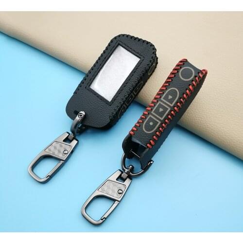 1pc Hot Sale A93 Aar Alarm Lcd Remote Control Drop Shipping Russian Version Key Chain Fob Case For Starline A93/A63 Two Ways