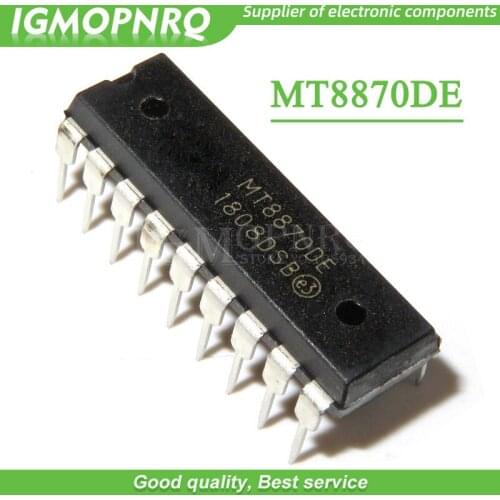 10pcs MT8870DE MT8870 MT8870D DIP-18 Telecom Line Management ICs Pb Free DTMF new original