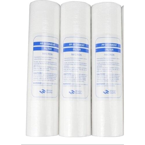 2021 Real New Household Water Sediment Polypropylene Filter 10" 1 Micron Pp Water Replacement Cartridge Free Shipping 3pcs/lot