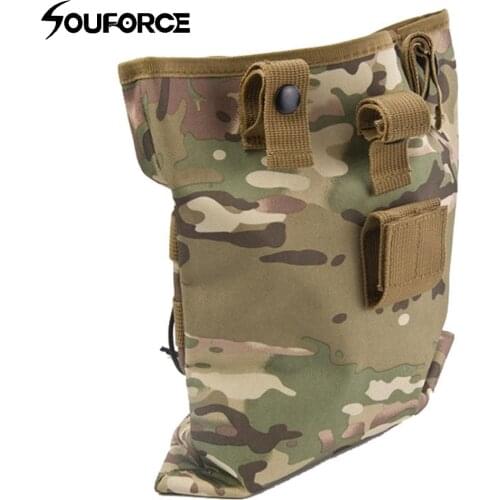 5 Color Tactical Magazine Recycling Bag Mag Dump Pouch Sundries Large Molle Capacity Military Airsoft Paintball Hunting Bag