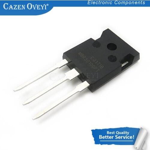 5pcs/lot MBR30100PT TO-247 MBR30100 TO-3P 30A 100V Schottky diode In Stock