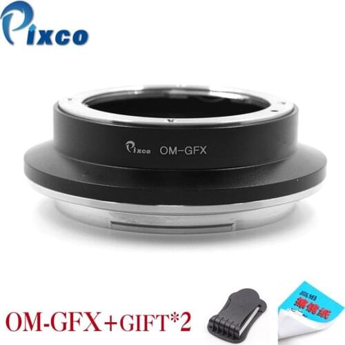 Pixco OM-GFX Adapter for Olympus OM Mount Lens to Fuji GFX Medium Format Camera