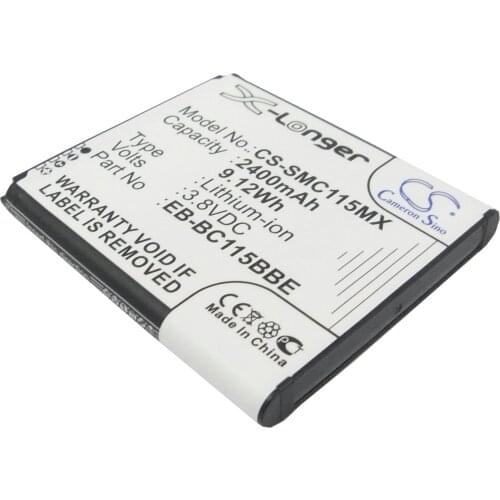Cameron sino 2000mAh battery for SAMSUNG Galaxy K zoom 3G Galaxy S5 Zoom SM-C111 C115 C1150ZWAPHN C1158 C115L EB-BC115BBC
