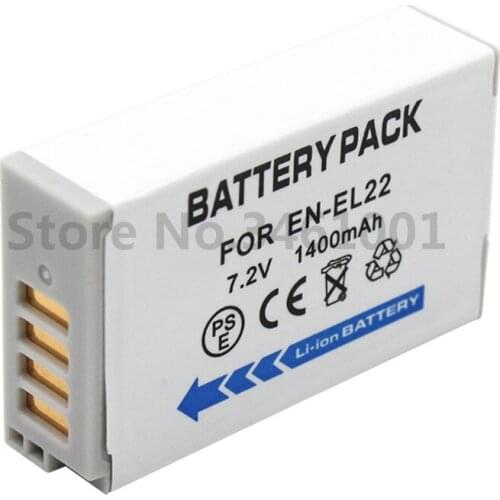 1400mAh EN-EL22 EN EL22 ENEL22 Digital Camera Battery For Nikon 1 J4 S2