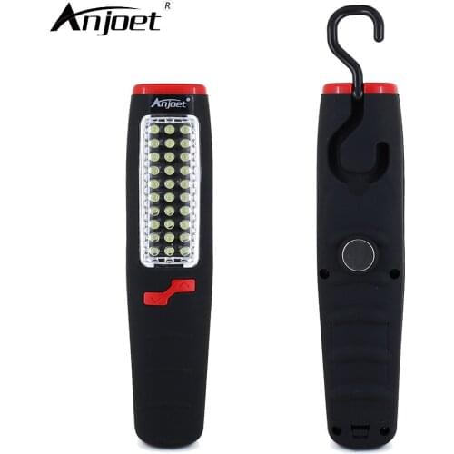 ANJOET Portable Hand Work Light Dual mode switch 37 LED CAR Outdoor Repair Camping Flashlight Emergency Inspection lamp