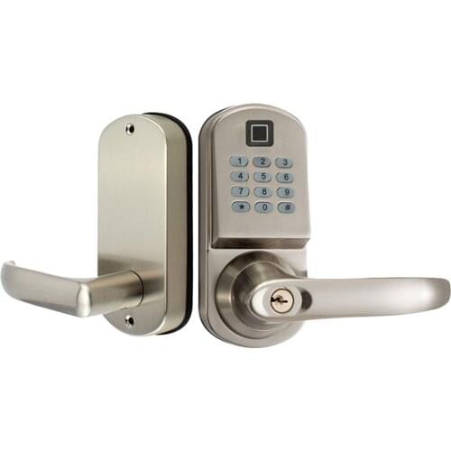 Keyless Entry Deadbolt Door Lock with Fingerprint, Biometric Sensitive Emergency Charging Supply For Home Office Hote