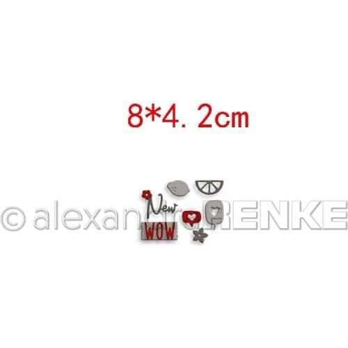 CH 2021 New Arrival New Wow Metal cutting dies stencil Greeting Card Decoration DIY Scrapbooking Scrapbook Paper Photo Album