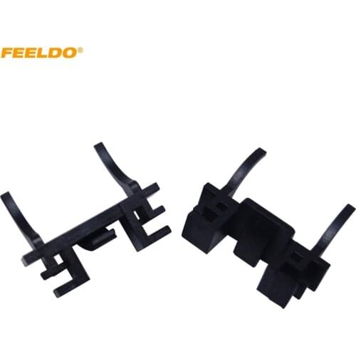 FEELDO 10Pcs H7 LED Headlights Bulbs Base Holders Adapter Sockets for Ford Focus FIAT Landrover Freelander MK3-MK35 #5544