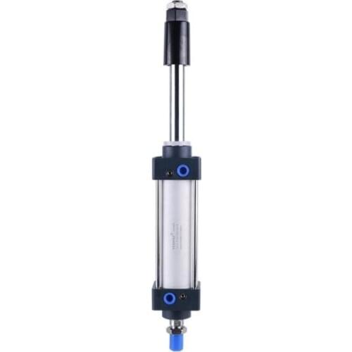Bore 80mm Stroke 25/50/75/100mm SCJ Series pneumatic cylinder with double side shaft adjustable