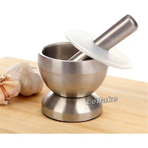 Big size dia. 11.5cm high quality metal salt pepper malt mill Herbs garlic press moedor de pimenta with Pestle for cooking tools