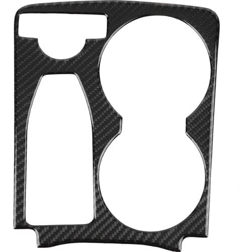 Carbon Fiber Multimedia Handrest Panel Cover Trim Stickers for Mercedes GLK 08-15 Classic Style