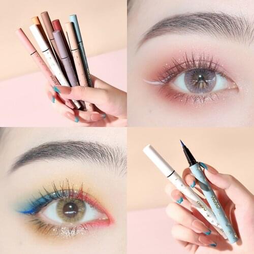 Professional Matte Eyeliner Pencil Long Lasting Quick-drying Waterproof Anti-sweat No Blooming Eye Cosmetic Makeup TSLM1