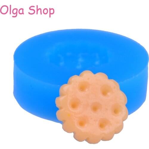 QYL195 Round Cookie Molds Round Biscuit Mold Christmas Cookie Mold 16mm - Cookie Baking Charms Mould, Biscuit Moulds Food Safe