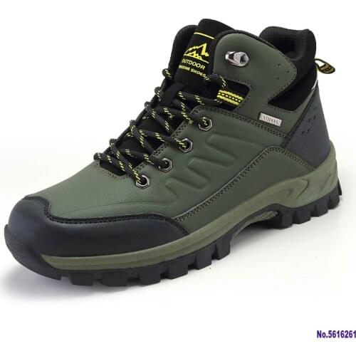 Work Winter Boots Leather Mens Boots Men Military Fur Snow Army Boots Mens Autumn Shoes Zapatos De Hombre Big Size 46