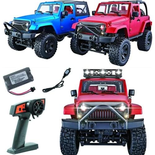 Rbrc 1:14 Wrangler RC Car Model Toy Simulate 2.4g Four-wheel Drive Car For Boys Kids Birthday Gifts