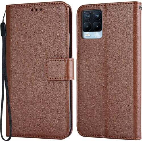 Luxury Flip Leather Case on For Realme 8 Pro Wallet Cover on For Realme 8 pro 8pro Back Case Etui