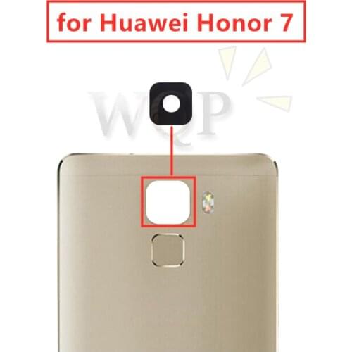 2pcs for Huawei Honor 7 Camera Glass Lens Back Rear Camera Glass Lens Replacement Repair Spare Parts with Glue