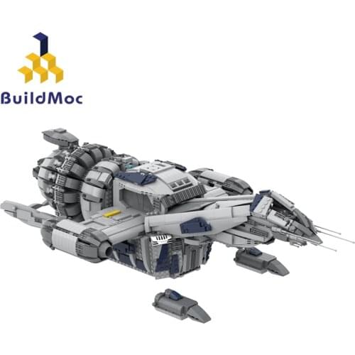 BuildMoc FIREFLY SERENITY MOC Building Blocks Bricks Firefly Movie DIY Spacecraft Serenity Toys for Children