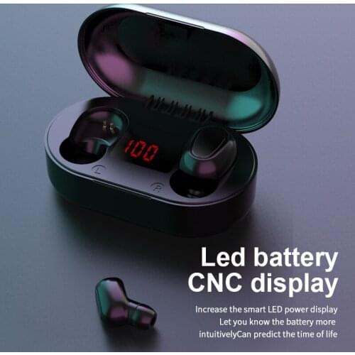 TWS Mini Earphones Wireless Bluetooth Music Headphones HIFI Waterproof Earbuds Bass Sound Headset Works On All Smartphones