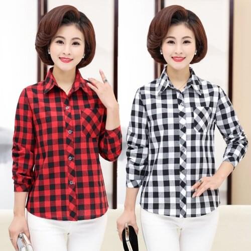 Женские рубашки в клетку VWBQNZ China At AliExpress