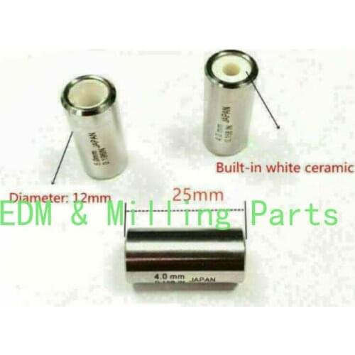 1PCS CNC EDM Wire Cut Ceramic Electrode White Ceramic Guide 25x12x4.0mm Puncher Machine For EDM Wire Cut Mill Part