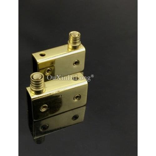 DHL Shipping 200Pairs Stainless Steel Glass Hinges Shopping Mall Display Wine Cabinet Hinges Magnetic Clamps for 5~8mm Glass