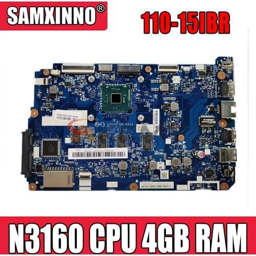 Akemy For Lenovo 110-15IBR Laptop Motherboard With N3160 CPU 4GB RAM FRU 5B20L77433 CG520 NM-A804 100% working