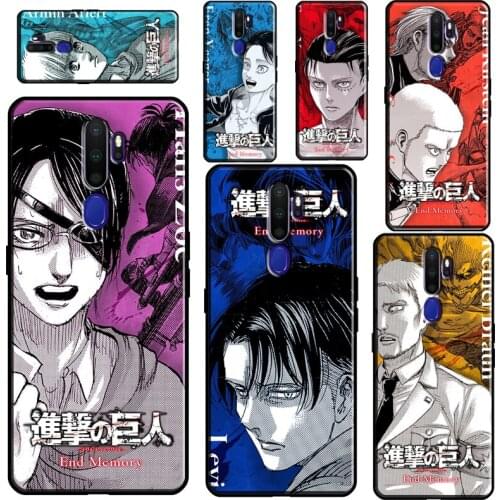 Attack on Titan anime For OPPO A52 A72 A91 A5 A9 A31 A53 2020 Reno2 Z Find X2 X3 Pro A3S A5S A1K A15 A93 Case