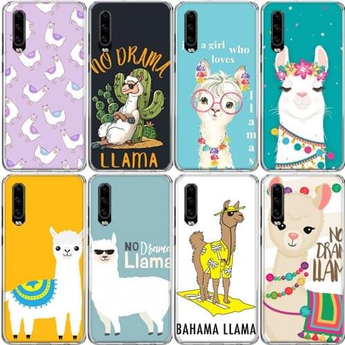 Prob Lama Llama Alpacas Phone Case For Huawei P40 P30 P20 P10 Mate 10 20 30 Lite Pro P Smart Z Plus 2019 2018 Cover Coque