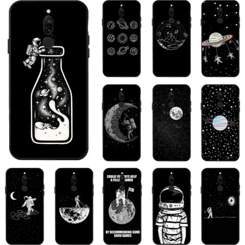 Case for Xiaomi Redmi 8A 8 Note 8 7 Pro Case Starry Painted Black Phone Cases For Xiaomi Mi A3 9T 9 Lite Pro PocoPhone F1 Cover