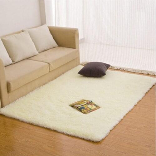 Elegant Anti-dirty Bathroom Carpet Sofa Mat Home Decor 1 Pcs Bath Mat Rug Floor Carpet 2*4m Soft Suede Solid Bath Rugs Pads Q