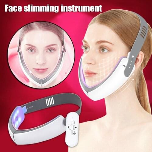 Electric Facial Massager High Frequency Vibration EMS Anti-aging Skin Lifting V-Face Shaping Device Amazon Canada is not SK88