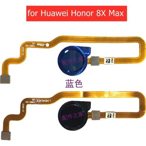 For Huawei Honor 8X Max fingerprint scanner Connector Flex Cable Touch ID Sensor Connector Flex Cable Repair Parts