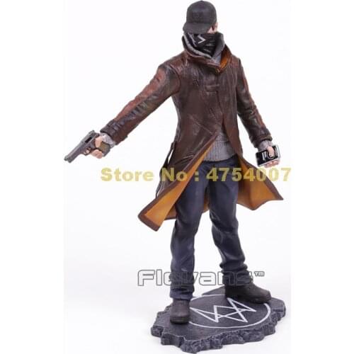 Game Watch Dogs Aiden Pearce Pvc Action Figure Collection Model 24cm Toy