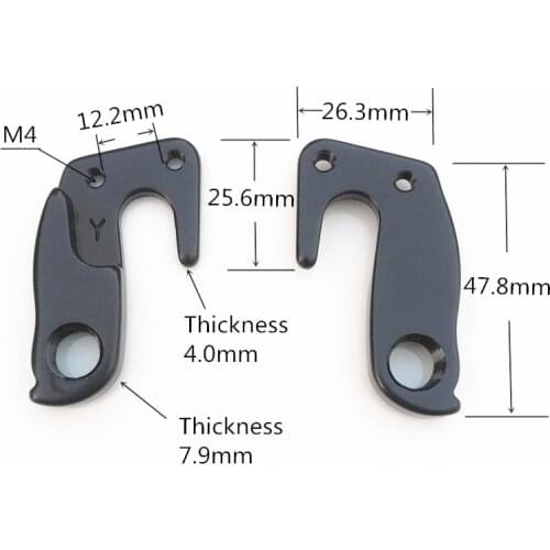 2PCS Bicycle Rear derailleur Hanger extender mech Gear dropout for NORCO Storm Charger Torrent derailleur Hanger extension