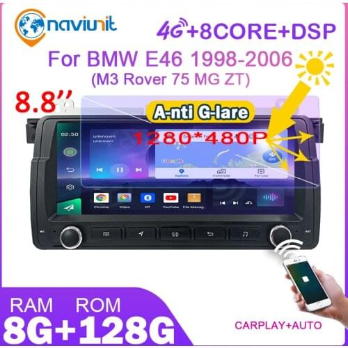 Car radio 2 din android 10 with screen PX6 For BMW E46 M3 MG ZT Rover 75 1998-2006 Intelligent system Multimedia video players