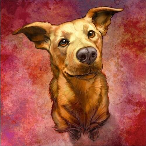 Cartoon animal dog Diamond Painting Round Full Drill Nouveaute DIY Mosaic Embroidery 5D Cross Stitch home decor gifts