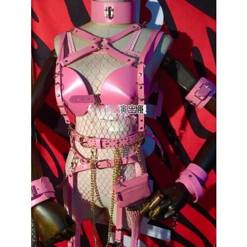 Nightclub bar women sexy stage dance wear future technogogy party new design costume singer clothing