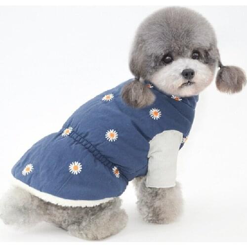 Small Dog Clothes Winter Cat Chihuahua Coat Puppy Pet Outfit Garment Dog Jacket Vest Yorkshire Poodle Bichon Clothing Dropship