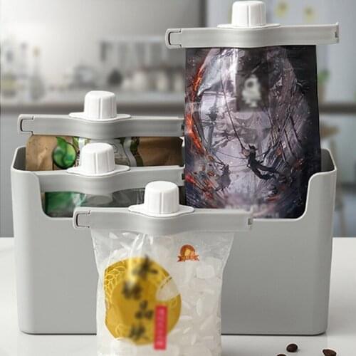 Portable Food Storage Sealed Clip 10Pcs Dustproof Sealing Clips Home Kitchen Food Fresh-Keeping Accessories